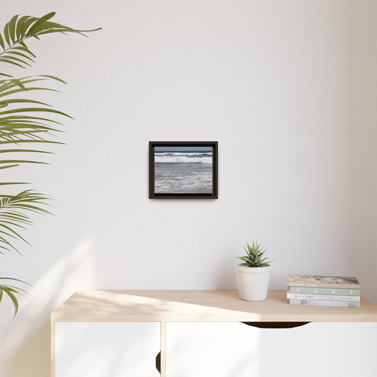 Ocean - Matte Canvas, Framed, Natural