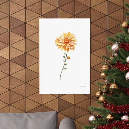 Floral, Matte Vertical Poster
