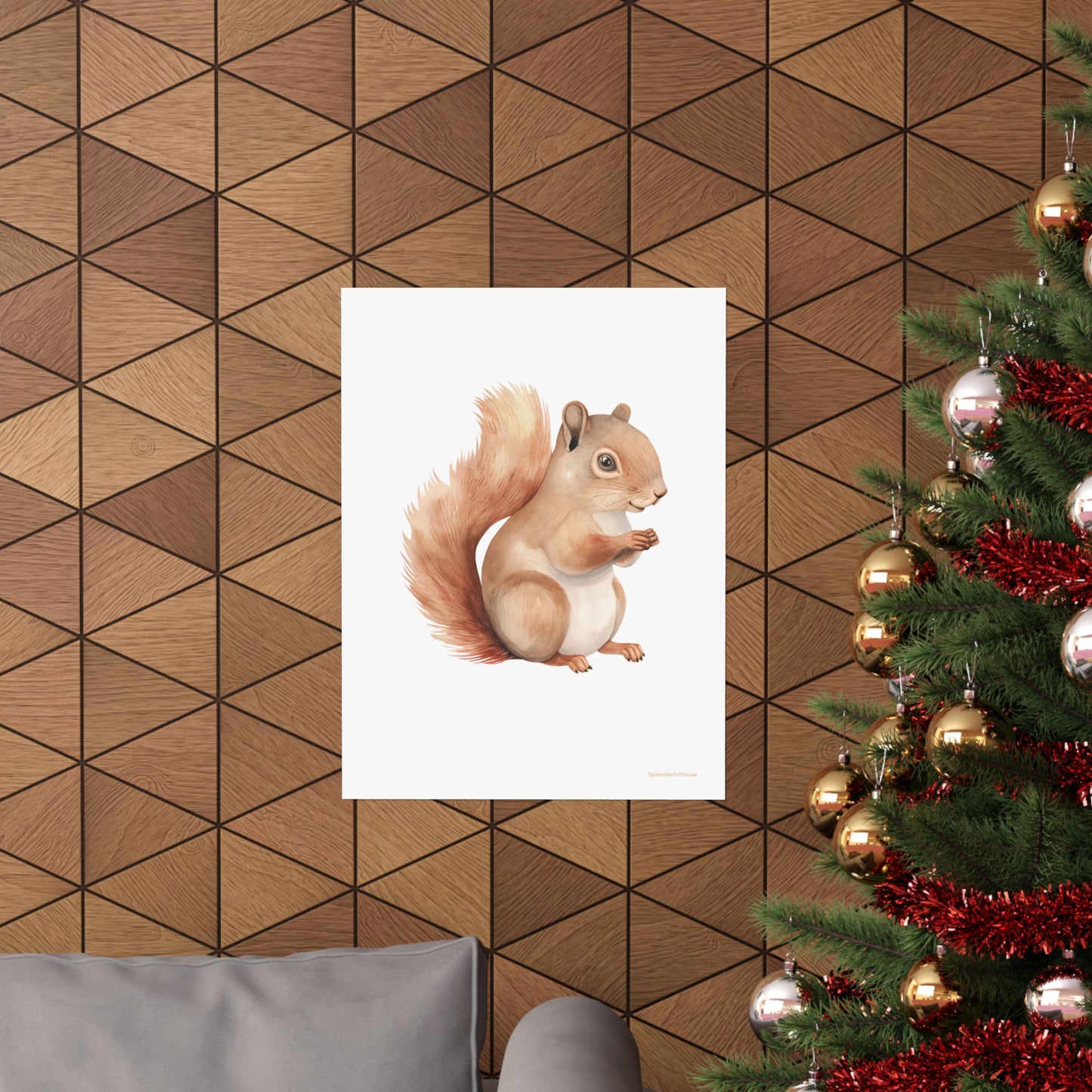 Squirrel, Matte Vertical Poster