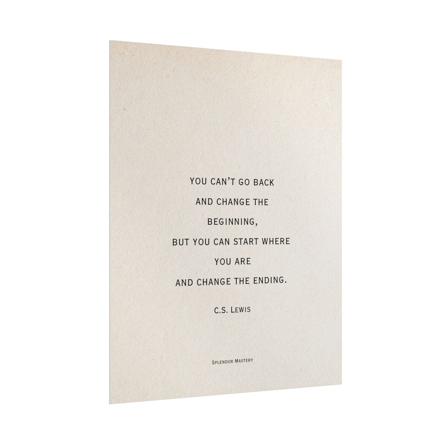 C.S. Lewis Quote, Poster