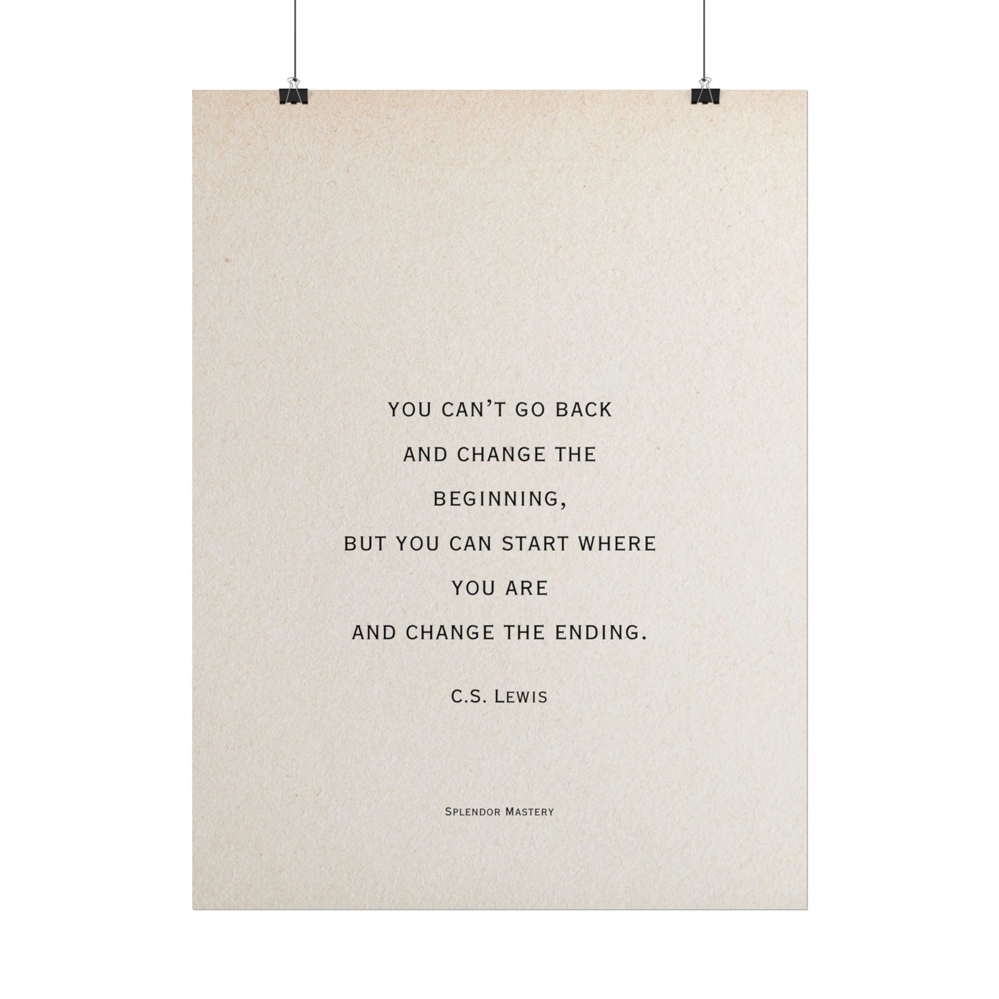 C.S. Lewis Quote, Poster