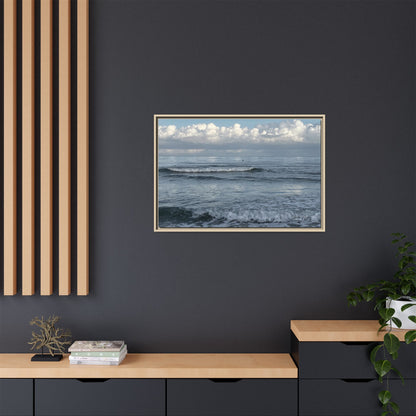 Ocean - Matte Canvas, Framed (Natural)