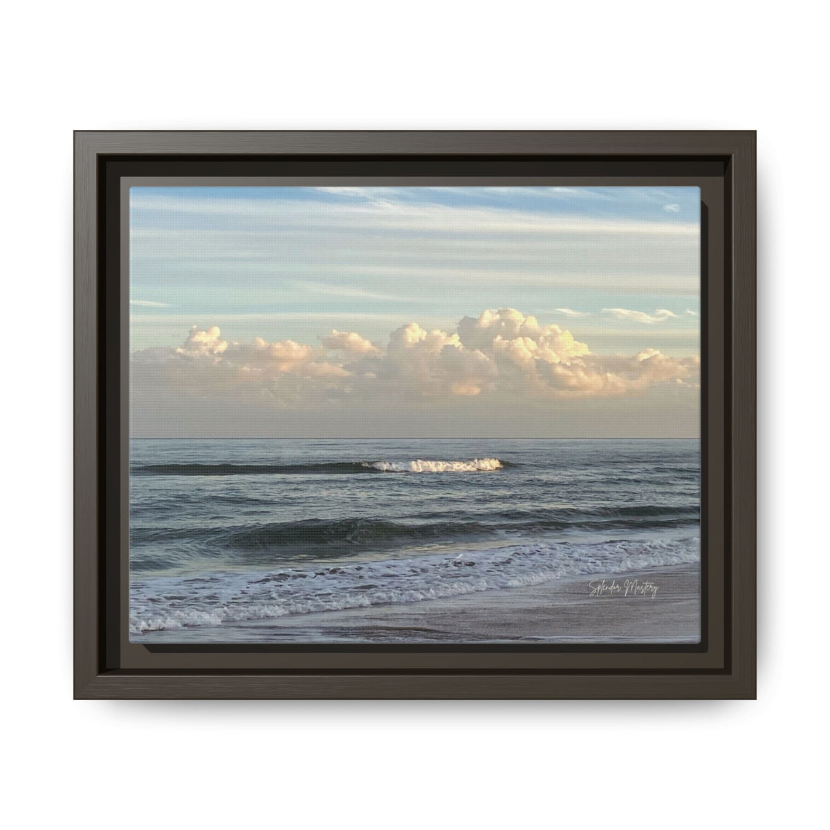 Ocean - Matte Canvas, Framed (Natural)