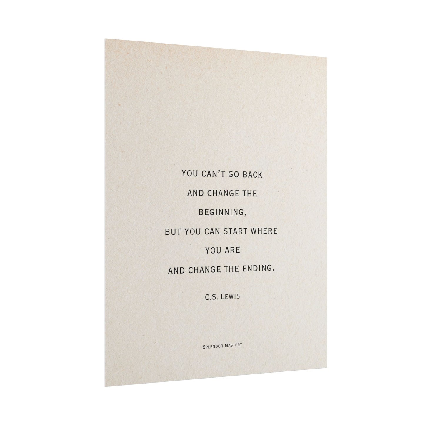 C.S. Lewis Quote, Poster