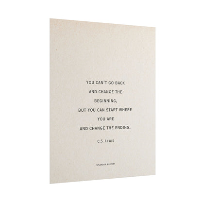 C.S. Lewis Quote, Poster