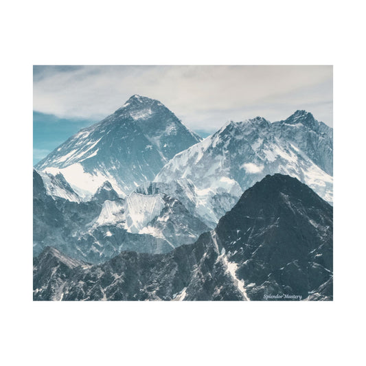 Mountain Landscape, Matte Horizontal Poster
