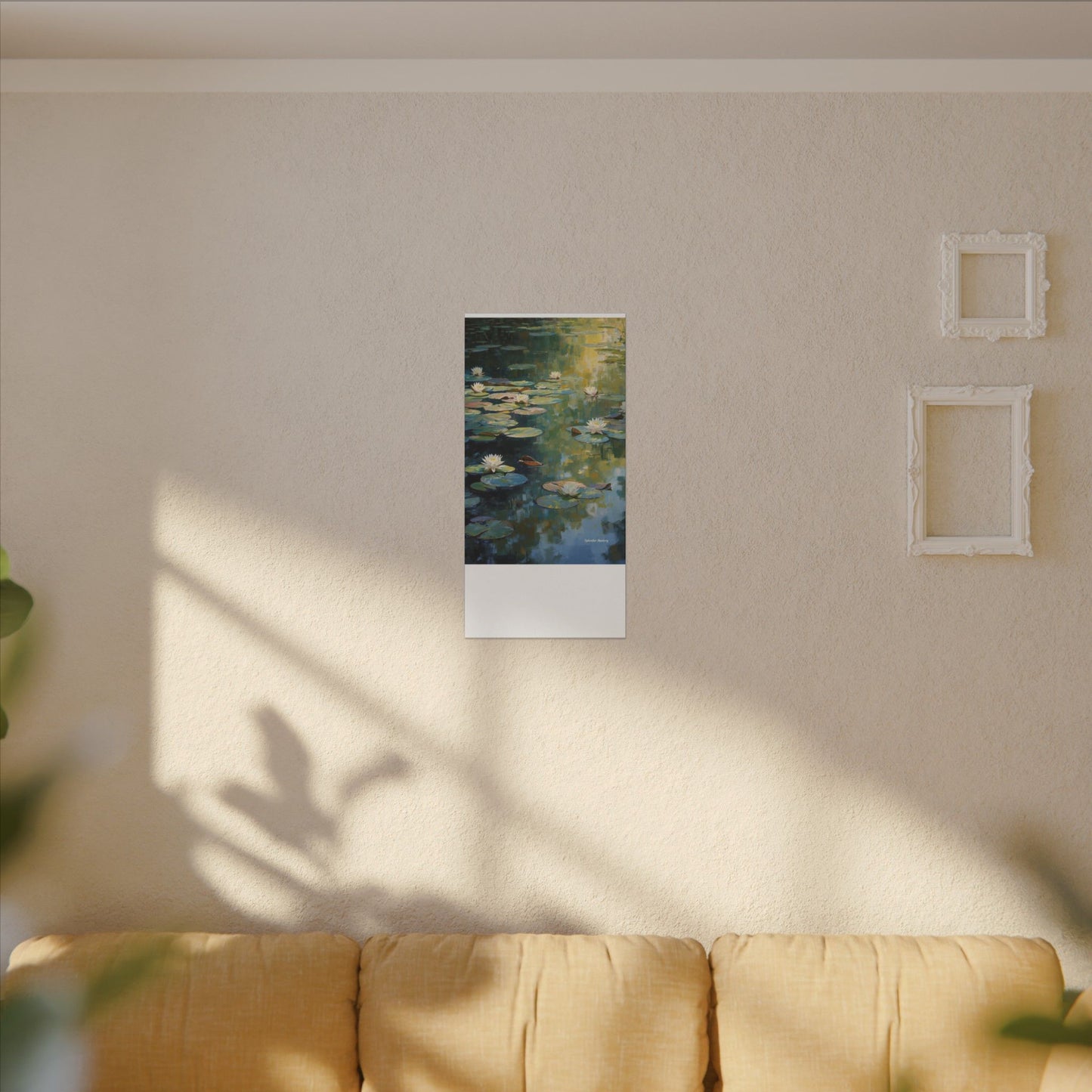 Water Lilies, Matte Canvas, Stretched, 0.75"