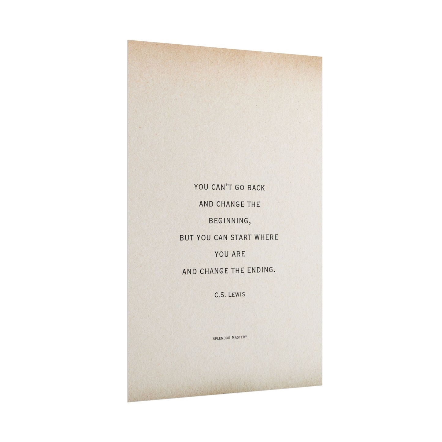 C.S. Lewis Quote, Poster