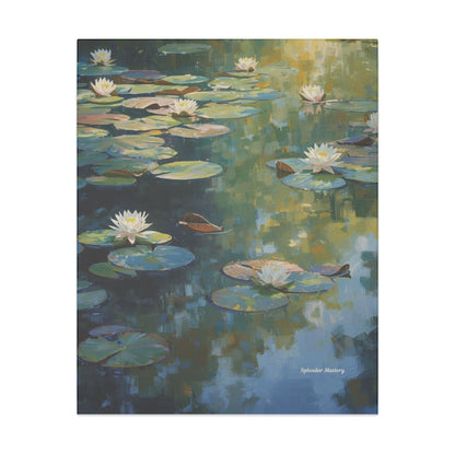 Water Lilies, Matte Canvas, Stretched, 0.75"
