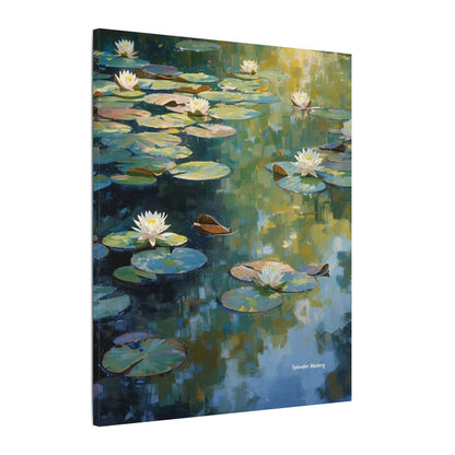 Water Lilies, Matte Canvas, Stretched, 0.75"