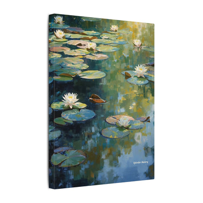 Water Lilies, Matte Canvas, Stretched, 0.75"