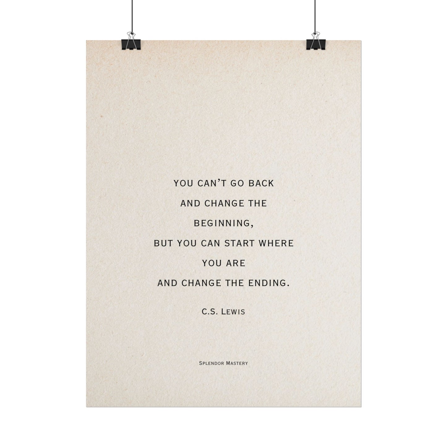 C.S. Lewis Quote, Poster