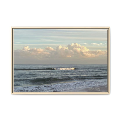Ocean - Matte Canvas, Framed (Natural)