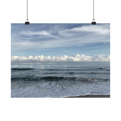 Ocean, Matte Horizontal Poster