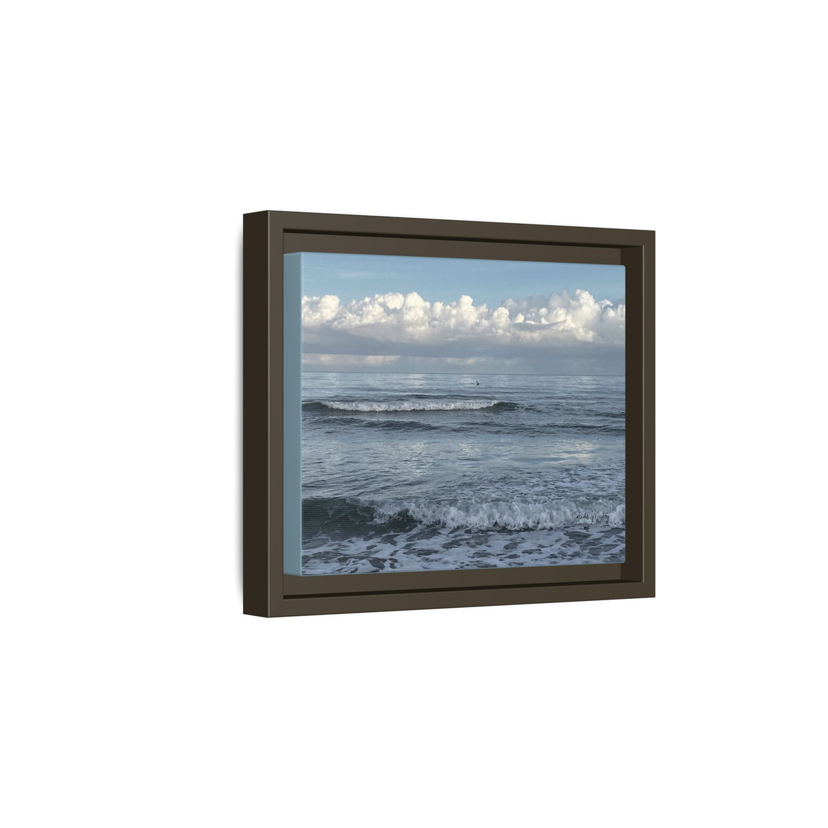 Ocean - Matte Canvas, Framed (Natural)