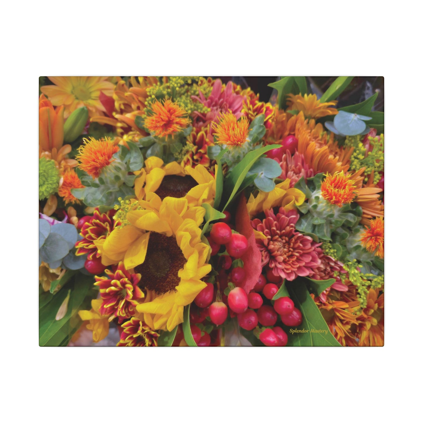 Floral, Matte Canvas, Stretched, 0.75"