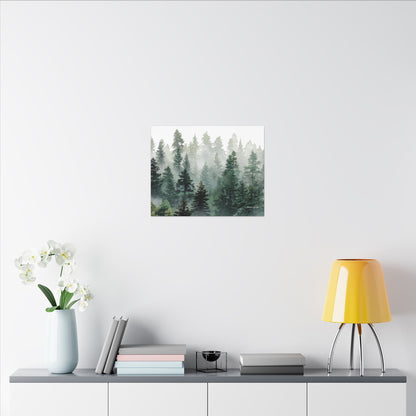 Forest Trees, Matte Canvas, Stretched, 0.75"