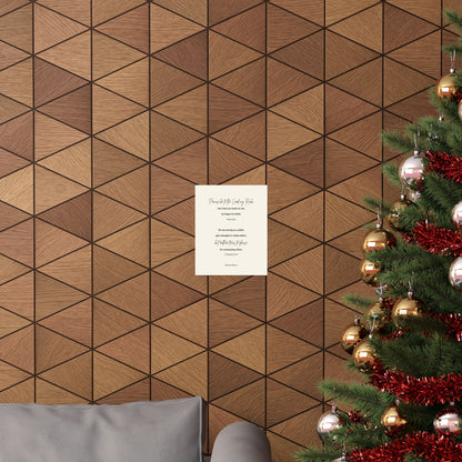 Psalm 144:1 and 2 Timothy 2:3-4, Beige Matte Vertical Poster
