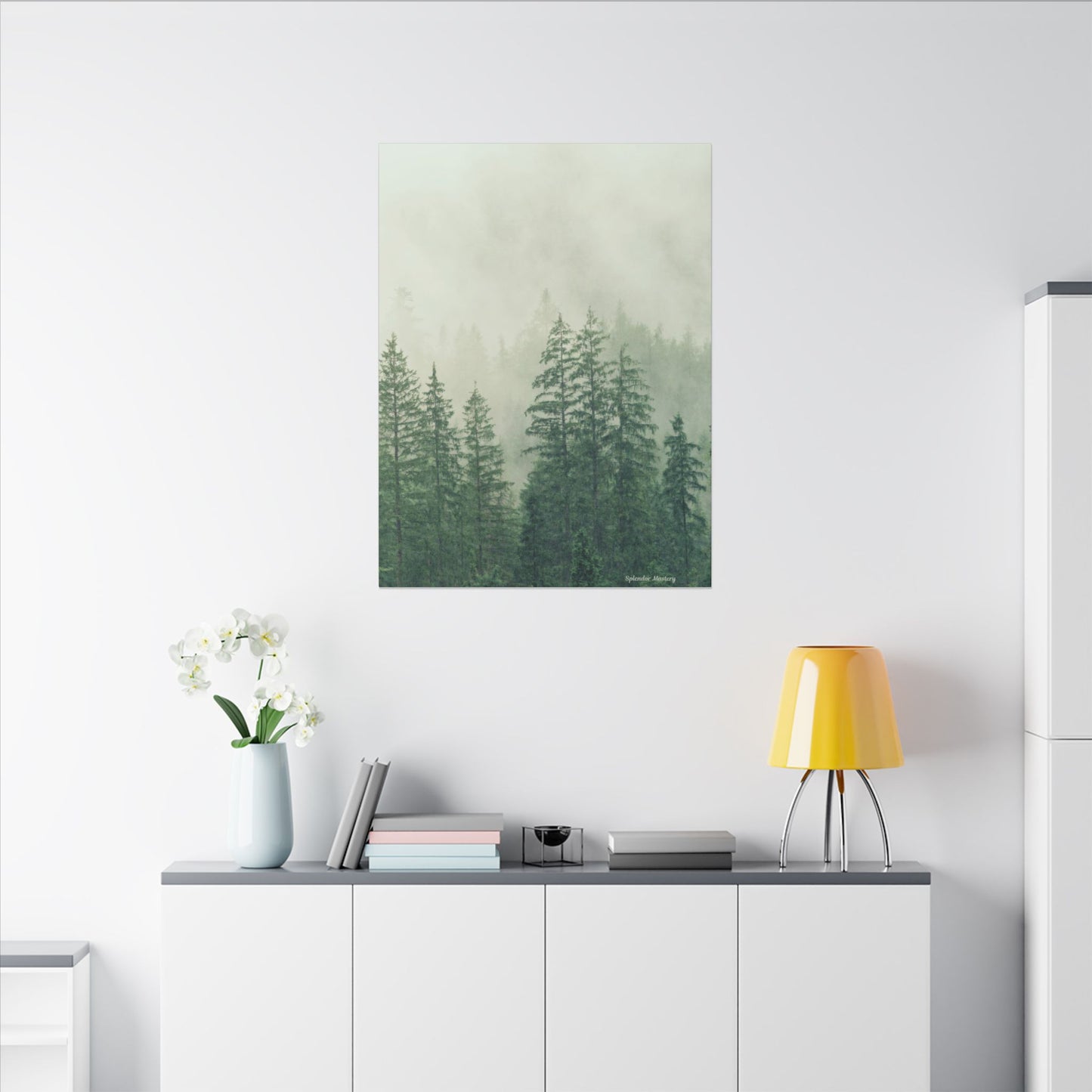 Forest Trees, Matte Canvas, Stretched, 0.75"