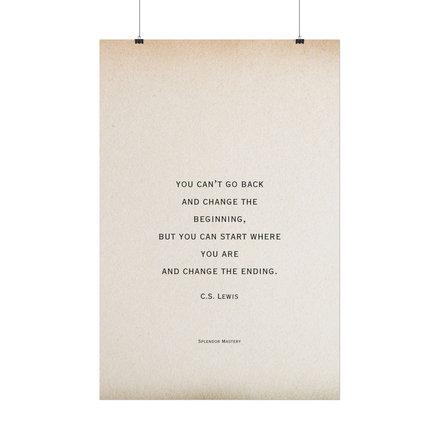 C.S. Lewis Quote, Poster