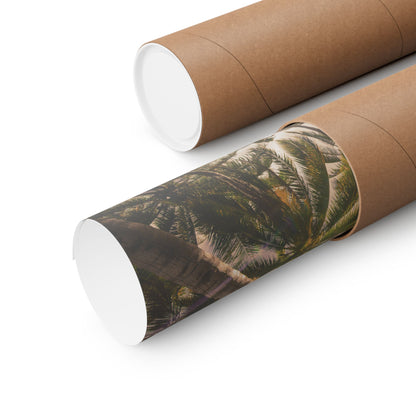 Palm Trees, Matte Horizontal Poster