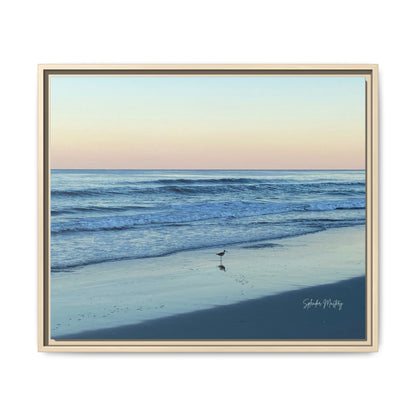 Ocean, Matte Canvas, Framed (Natural)