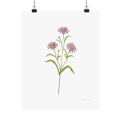 Floral, Matte Vertical Poster