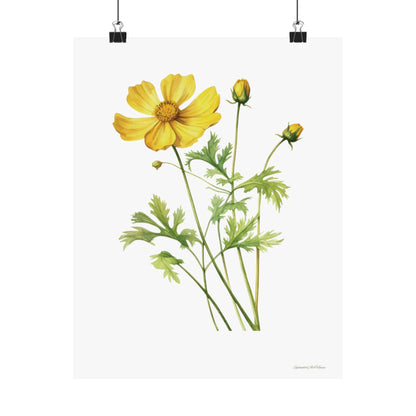 Floral, Matte Vertical Poster