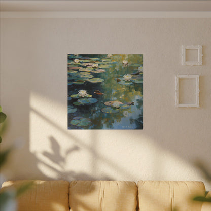 Water Lilies, Matte Canvas, Stretched, 0.75"