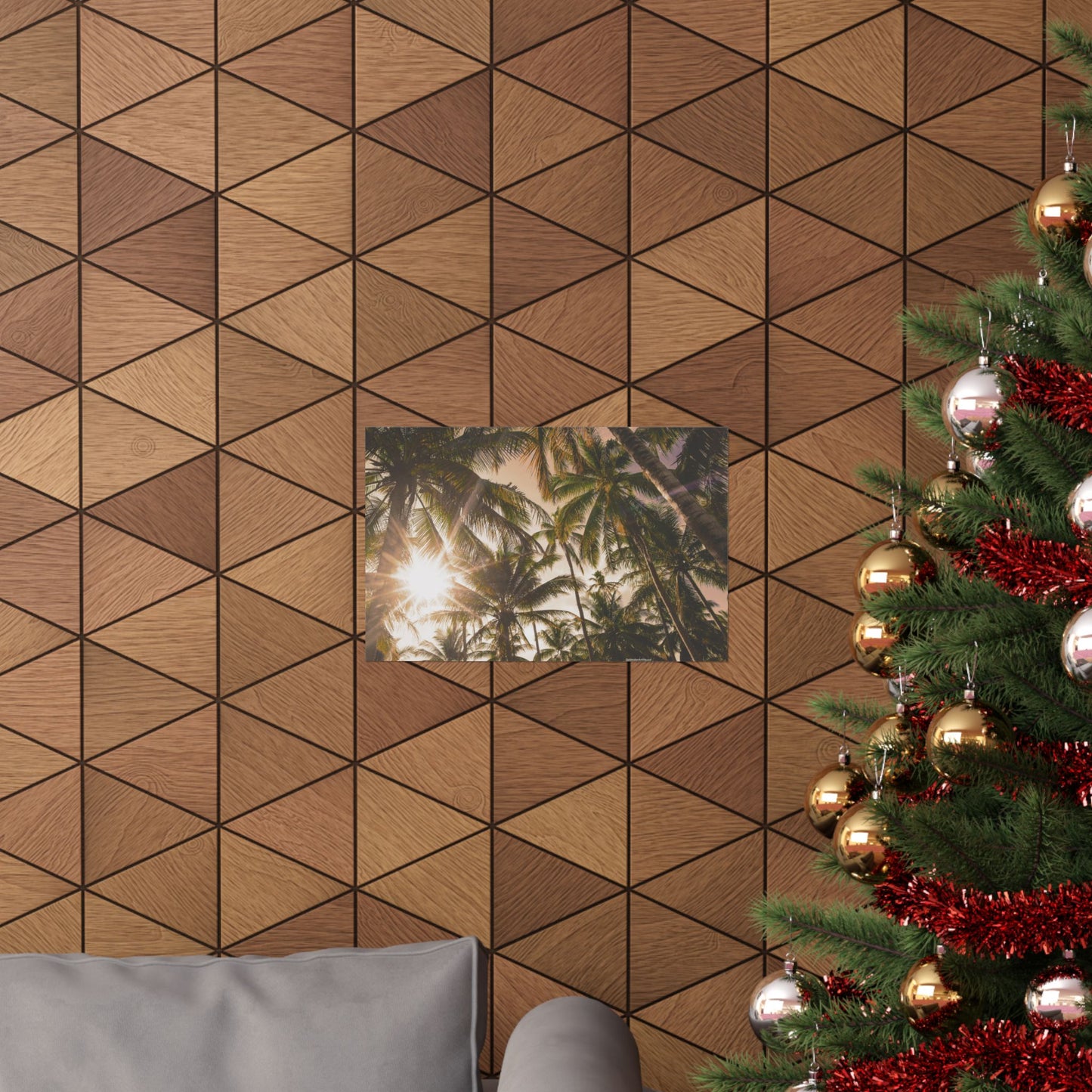 Palm Trees, Matte Horizontal Poster