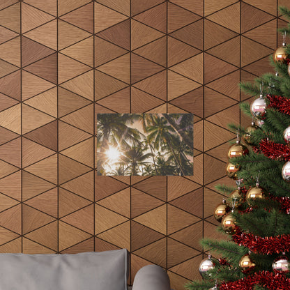 Palm Trees, Matte Horizontal Poster