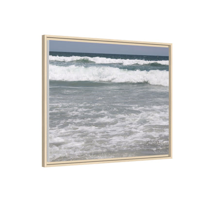 Ocean - Matte Canvas, Framed, Natural