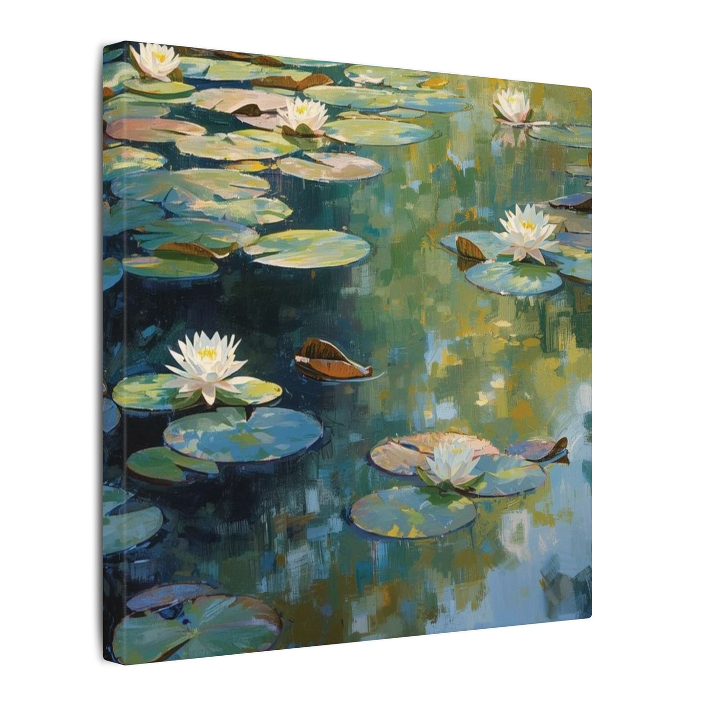 Water Lilies, Matte Canvas, Stretched, 0.75"