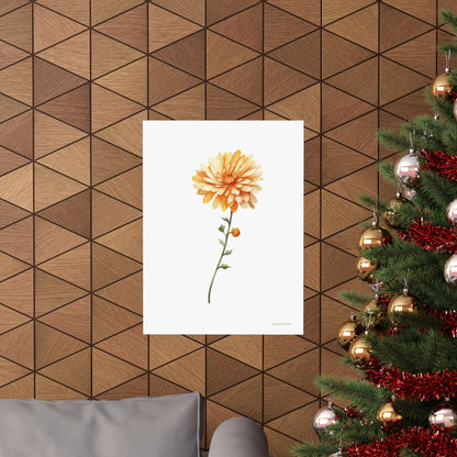 Floral, Matte Vertical Poster