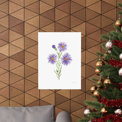 Floral, Matte Vertical Poster