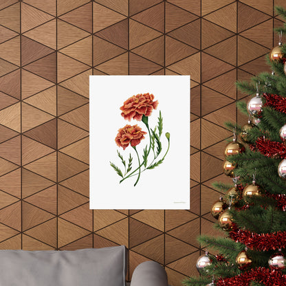 Floral, Matte Vertical Poster