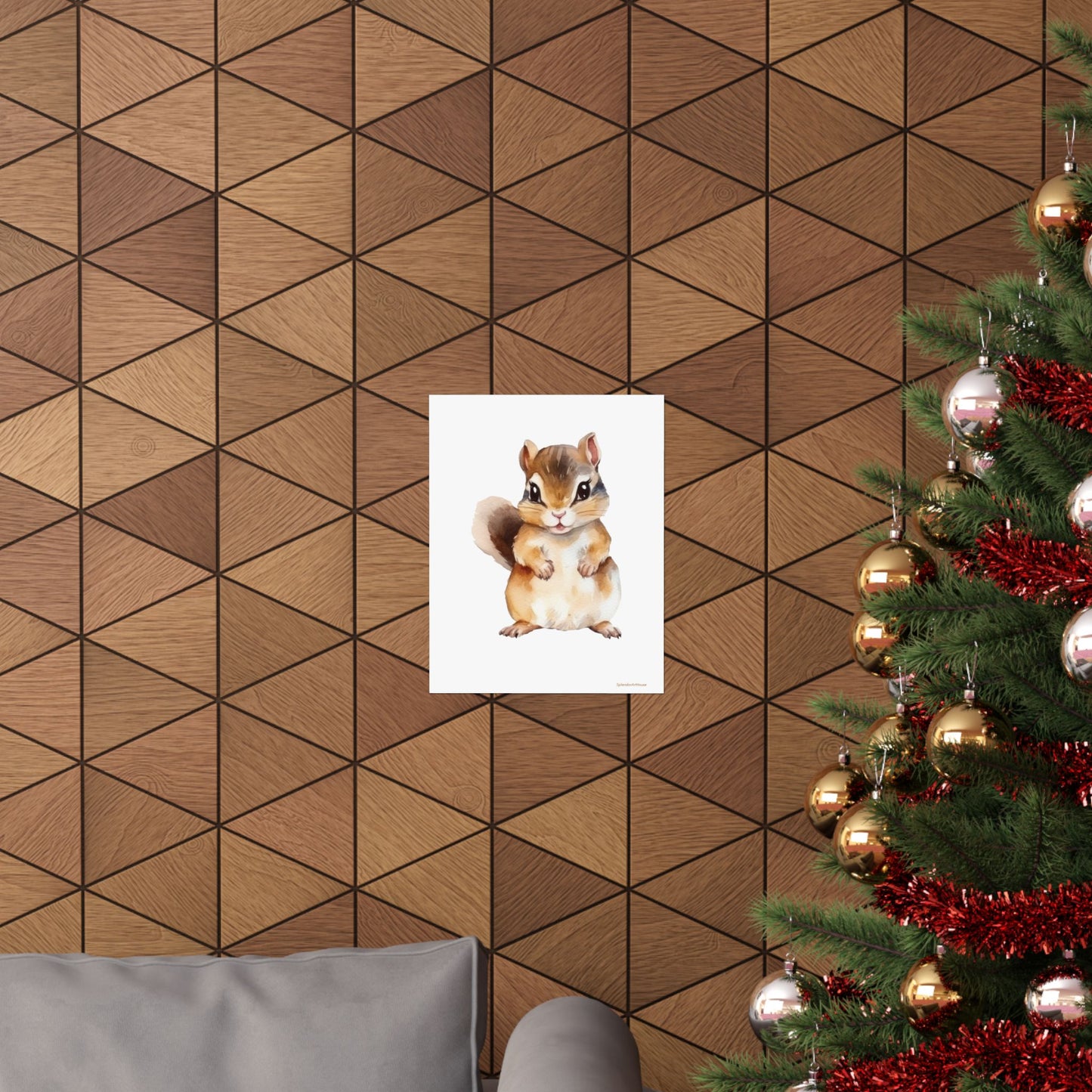 Chipmunk, Matte Vertical Poster