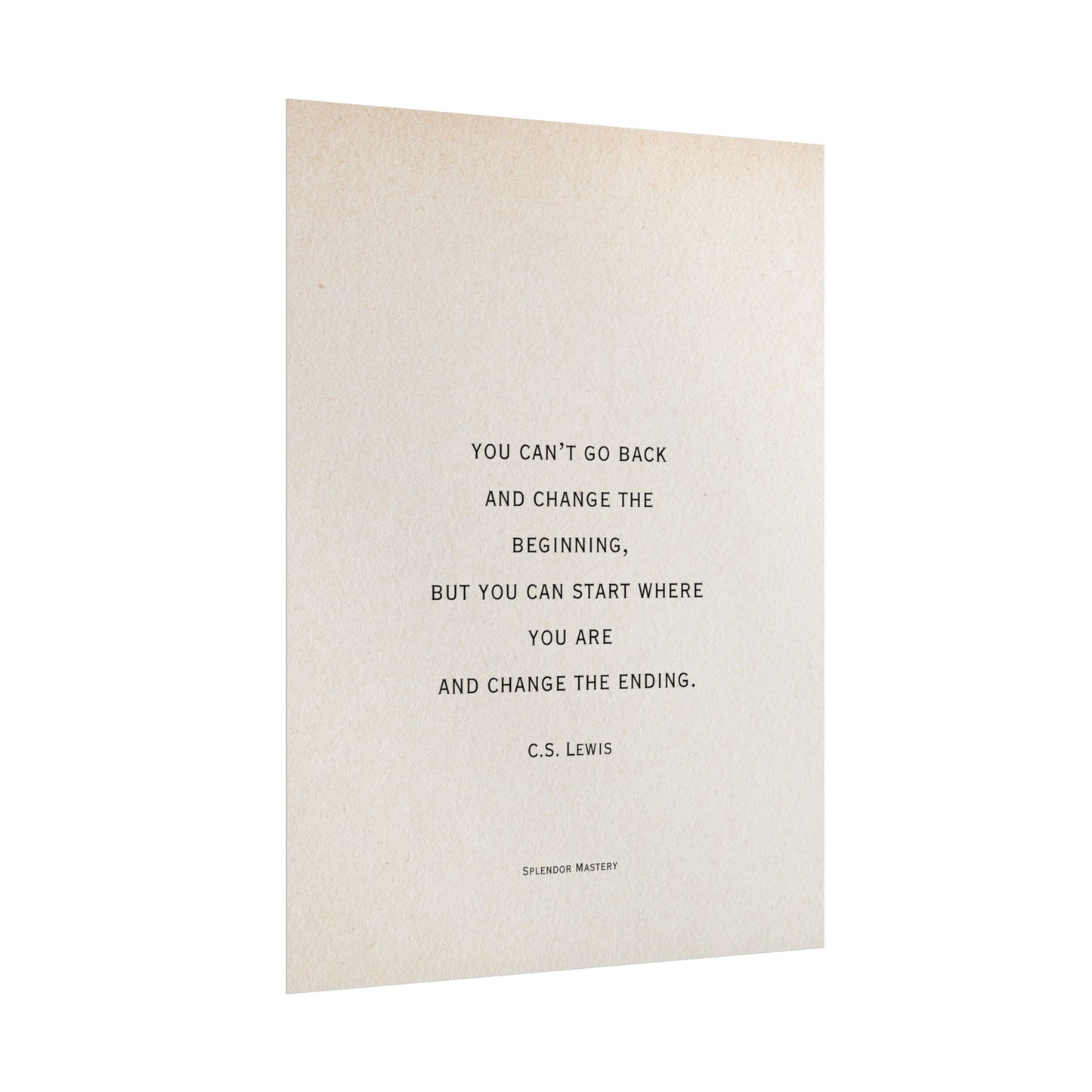 C.S. Lewis Quote, Poster