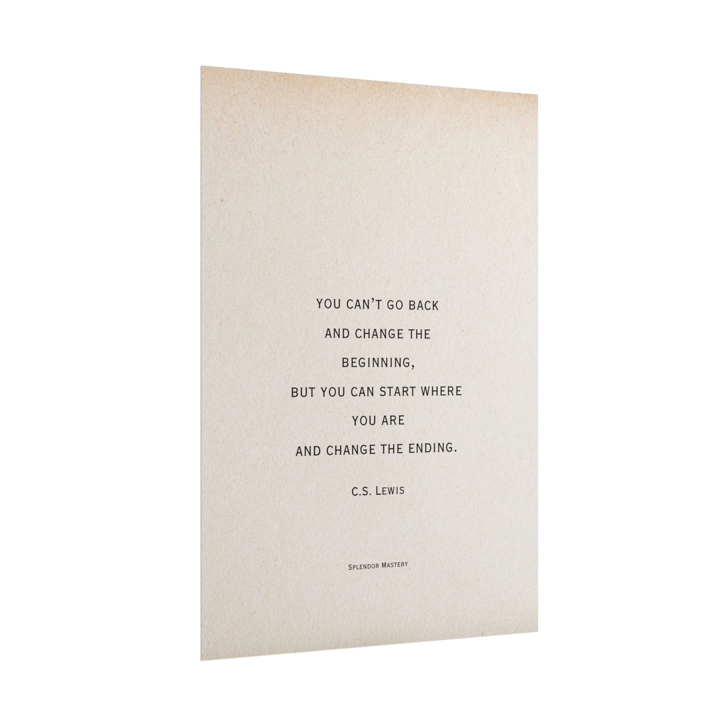 C.S. Lewis Quote, Poster