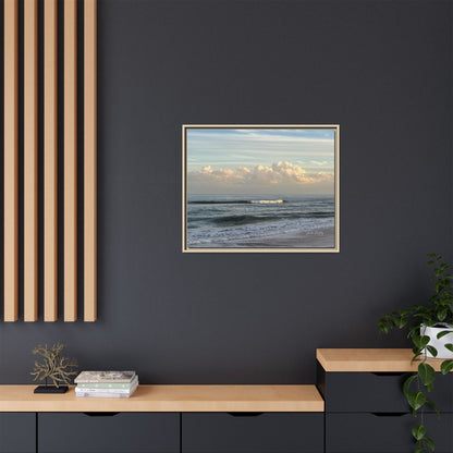 Ocean - Matte Canvas, Framed (Natural)