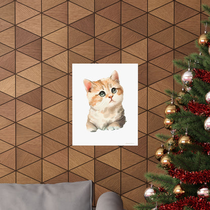 Kitten, Matte Vertical Poster