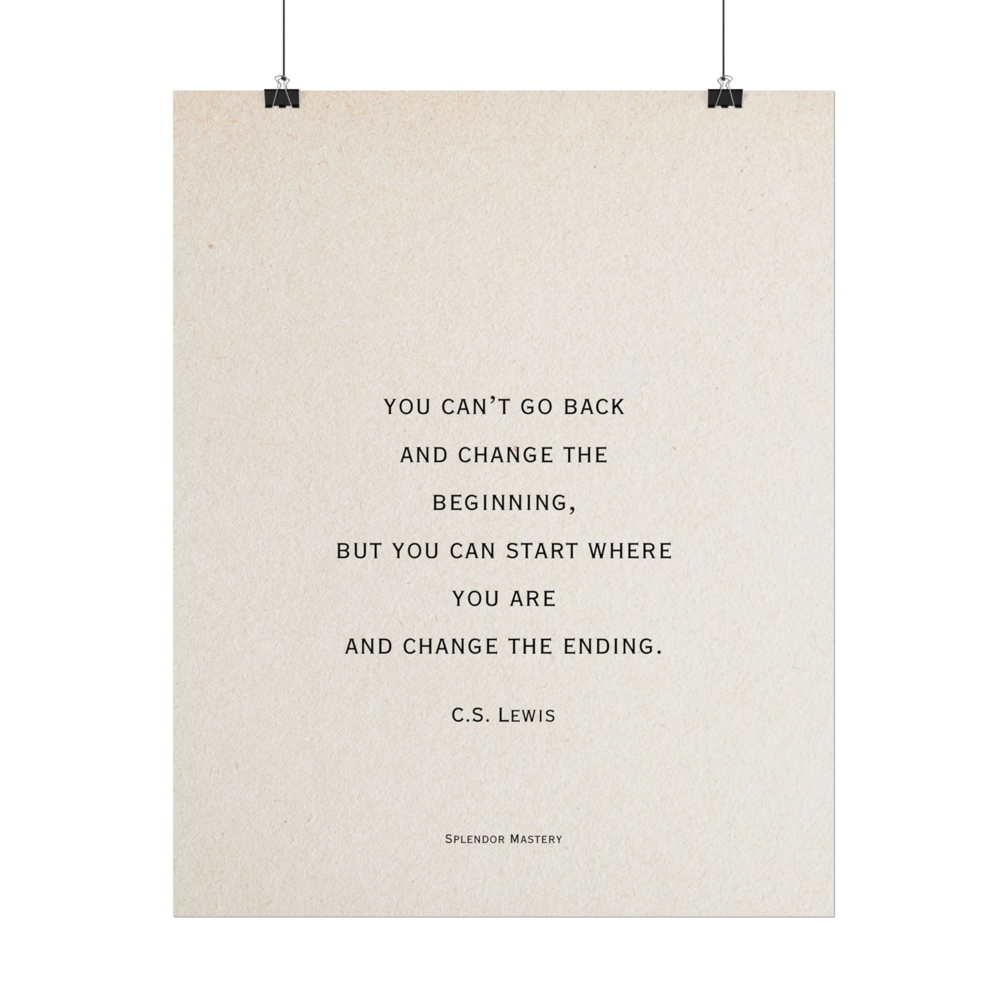 C.S. Lewis Quote, Poster