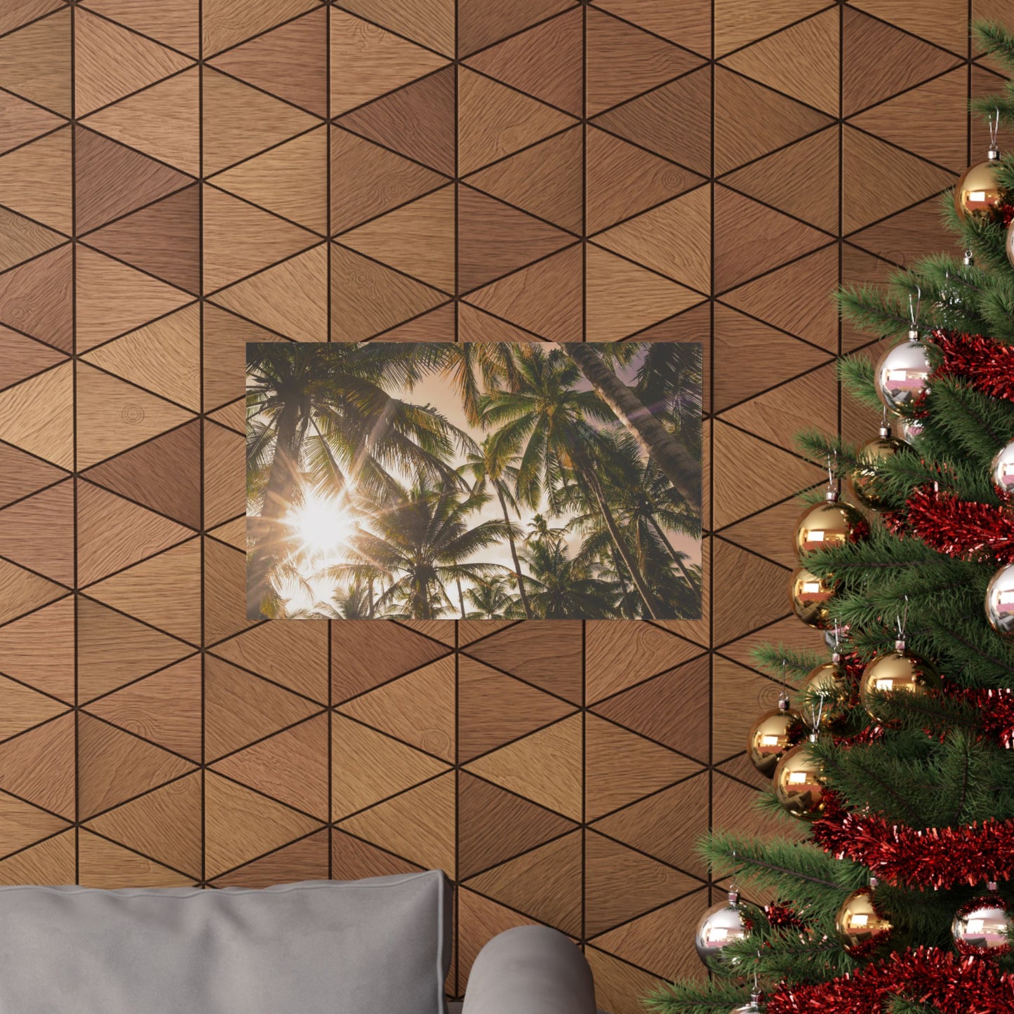 Palm Trees, Matte Horizontal Poster