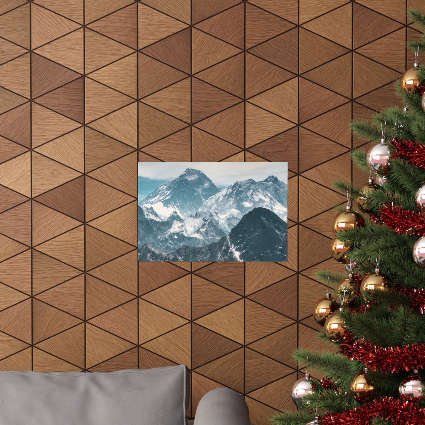 Mountain Landscape, Matte Horizontal Poster