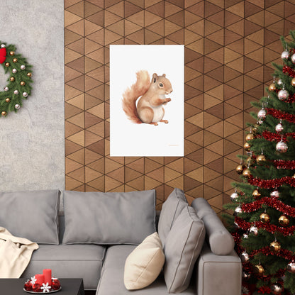 Squirrel, Matte Vertical Poster
