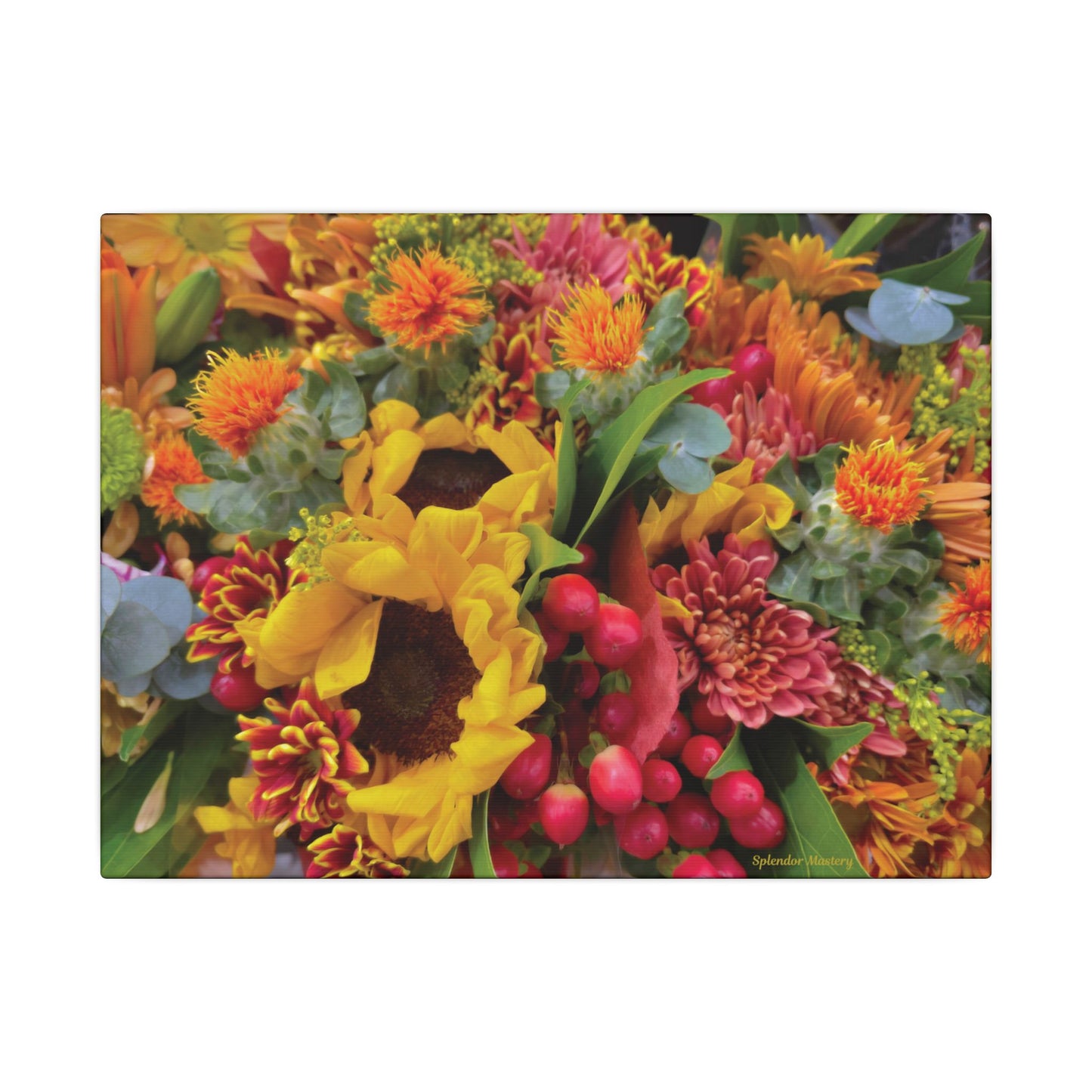 Floral, Matte Canvas, Stretched, 0.75"