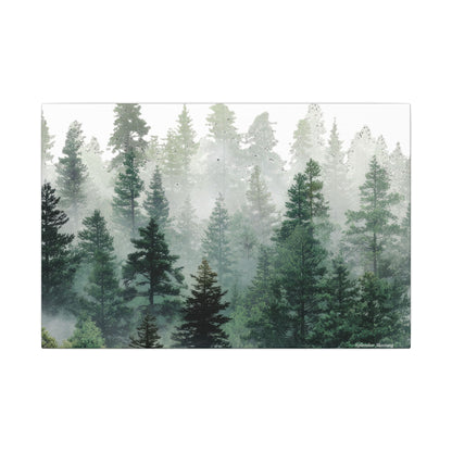 Forest Trees, Matte Canvas, Stretched, 0.75"