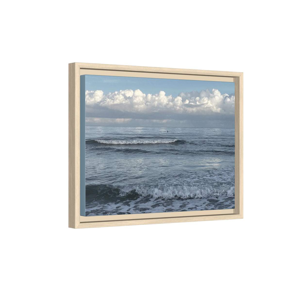 Ocean - Matte Canvas, Framed (Natural)