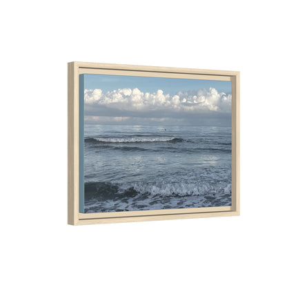 Ocean - Matte Canvas, Framed (Natural)