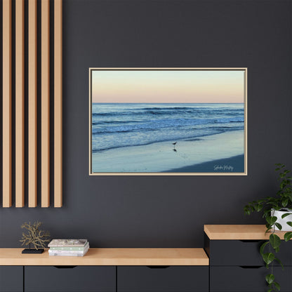 Ocean, Matte Canvas, Framed (Natural)